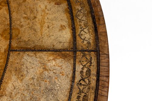 19TH CENTURY ENGLISH REGENCY MAHOGANY DRUM TABLE - ADDITIONAL PHOTO 3