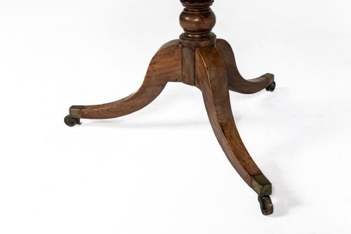 19TH CENTURY ENGLISH REGENCY MAHOGANY DRUM TABLE - ADDITIONAL PHOTO 5