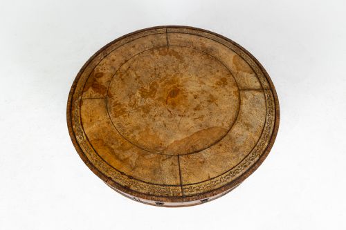 19TH CENTURY ENGLISH REGENCY MAHOGANY DRUM TABLE - ADDITIONAL PHOTO 6