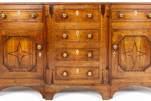 EARLY 19TH CENTURY OAK DRESSER BASE - ADDITIONAL PHOTO 6