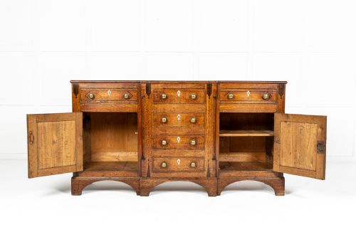 EARLY 19TH CENTURY OAK DRESSER BASE - ADDITIONAL PHOTO 7