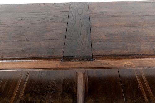 LARGE 19TH CENTURY FRENCH OAK DRAPERS TABLE - ADDITIONAL PHOTO 3