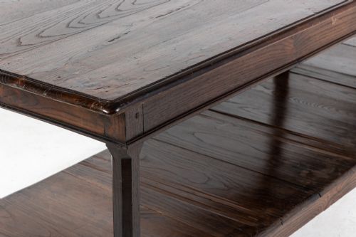 LARGE 19TH CENTURY FRENCH OAK DRAPERS TABLE - ADDITIONAL PHOTO 6