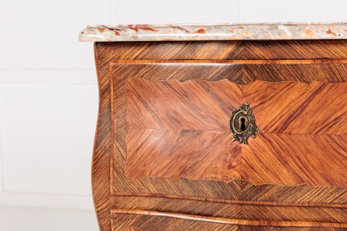 PAIR OF 19TH CENTURY ITALIAN BEDSIDE CABINETS WITH MARBLE TOPS - ADDITIONAL PHOTO 2