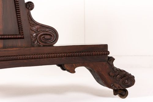 19TH CENTURY ENGLISH REGENCY ROSEWOOD DRUM TABLE - ADDITIONAL PHOTO 4