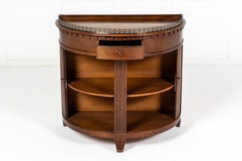 18TH CENTURY DUTCH DEMI LUNE CABINET - ADDITIONAL PHOTO 1
