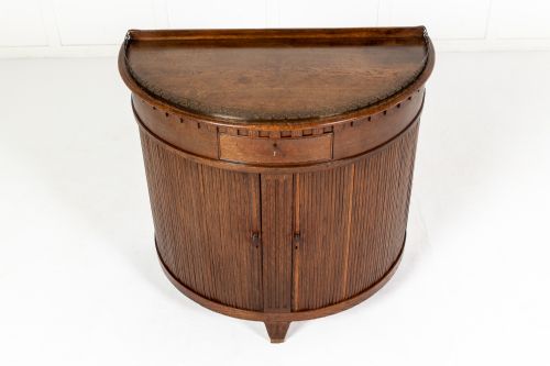 18TH CENTURY DUTCH DEMI LUNE CABINET - ADDITIONAL PHOTO 2