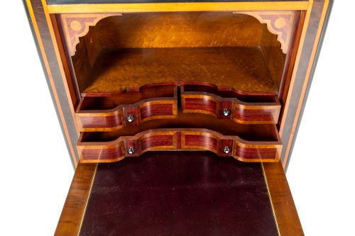 19TH CENTURY FRENCH EBONY AND KINGWOOD SECRTAIRE - ADDITIONAL PHOTO 2