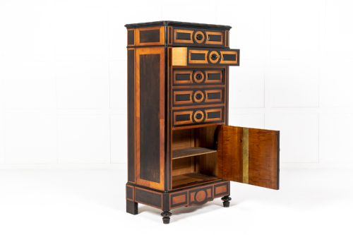 19TH CENTURY FRENCH EBONY AND KINGWOOD SECRTAIRE - ADDITIONAL PHOTO 3