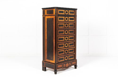 19TH CENTURY FRENCH EBONY AND KINGWOOD SECRTAIRE - ADDITIONAL PHOTO 5