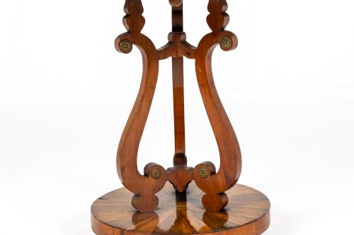 19TH CENTURY ITALIAN OLIVE AND WALNUT OCCASIONAL TABLE - ADDITIONAL PHOTO 1