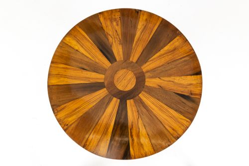 19TH CENTURY ITALIAN OLIVE AND WALNUT OCCASIONAL TABLE - ADDITIONAL PHOTO 4