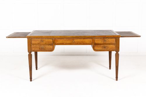 1930S FRENCH WALNUT BUREAU PLAT - ADDITIONAL PHOTO 3