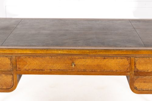 1930S FRENCH WALNUT BUREAU PLAT - ADDITIONAL PHOTO 4