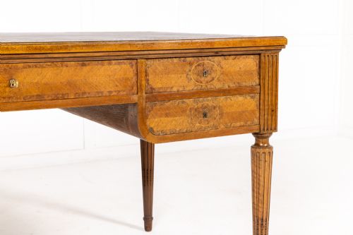 1930S FRENCH WALNUT BUREAU PLAT - ADDITIONAL PHOTO 6