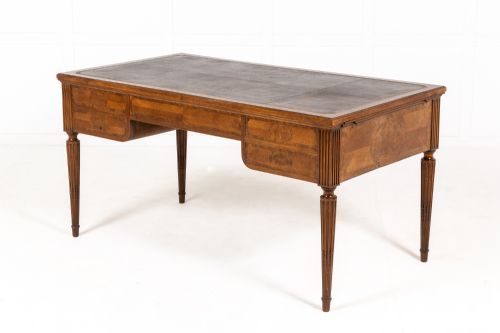 1930S FRENCH WALNUT BUREAU PLAT - ADDITIONAL PHOTO 10