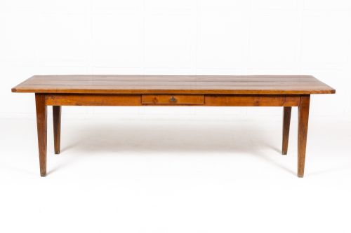 early 19th century french elm farmhouse table - CATEGORY: ANTIQUE TABLES - DATED 19TH CENTURY