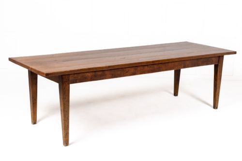 EARLY 19TH CENTURY FRENCH ELM FARMHOUSE TABLE - ADDITIONAL PHOTO 6
