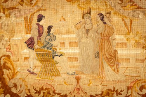 19TH CENTURY FRENCH WALNUT TAPESTRY SOFA - ADDITIONAL PHOTO 6