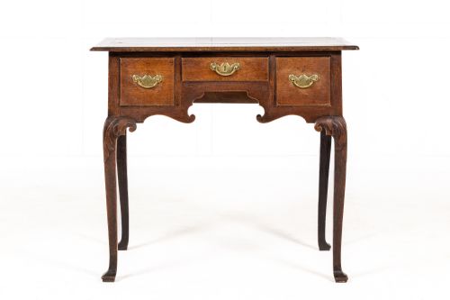 18th century oak lowboy - CATEGORY: ANTIQUE TABLES - DATED 18TH CENTURY