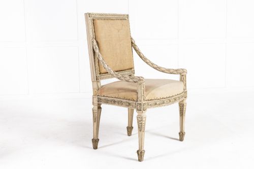 PAIR OF LOUIS XVI ARMCHAIRS - ADDITIONAL PHOTO 2