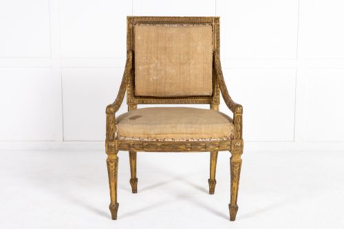 PAIR OF LOUIS XVI ARMCHAIRS - ADDITIONAL PHOTO 8