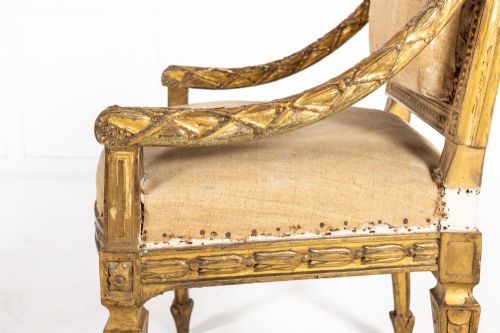 PAIR OF LOUIS XVI ARMCHAIRS - ADDITIONAL PHOTO 13