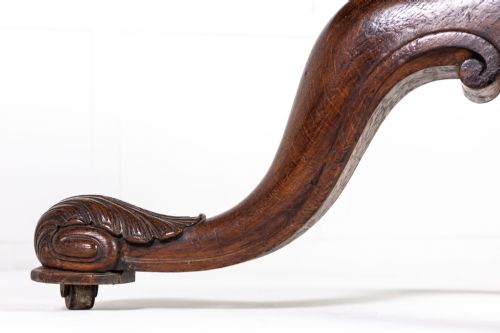 LATE GEORGE IVEARLY WILLIAM IV OAK DRUM TABLE BY GILLOWS - ADDITIONAL PHOTO 2