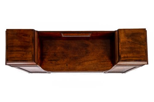 LATE GEORGE IVEARLY WILLIAM IV MAHOGANY PEDESTAL SIDEBOARD - ADDITIONAL PHOTO 4