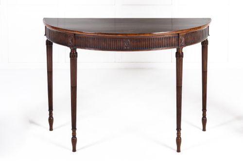 18th century george iii mahogany sidepier table in the manner of thomas chippendale or mayhew and ince - CATEGORY: ANTIQUE TABLES - DATED GEORGIAN
