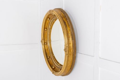 19TH CENTURY REGENCY CONVEX MIRROR - ADDITIONAL PHOTO 1