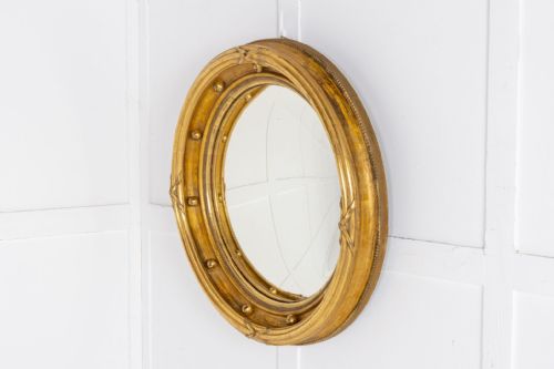 19TH CENTURY REGENCY CONVEX MIRROR - ADDITIONAL PHOTO 6