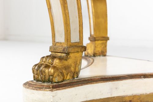 EARLY 19TH CENTURY FRENCH PAINTED AND GILT GURIDON - ADDITIONAL PHOTO 4