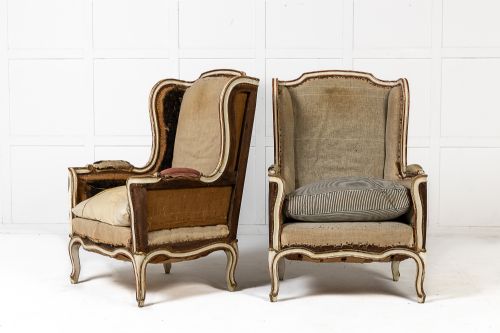 LARGE PAIR OF 19TH CENTURY BERGREWING ARMCHAIRS - ADDITIONAL PHOTO 1
