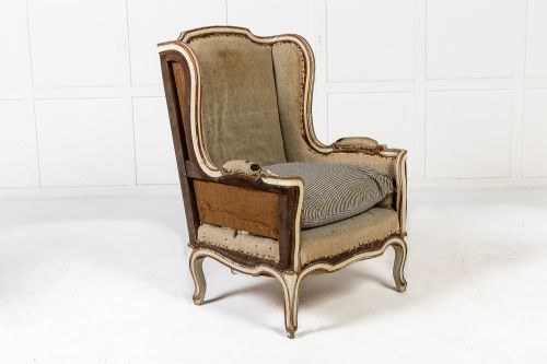 LARGE PAIR OF 19TH CENTURY BERGREWING ARMCHAIRS - ADDITIONAL PHOTO 3