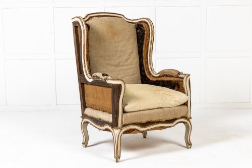 LARGE PAIR OF 19TH CENTURY BERGREWING ARMCHAIRS - ADDITIONAL PHOTO 5