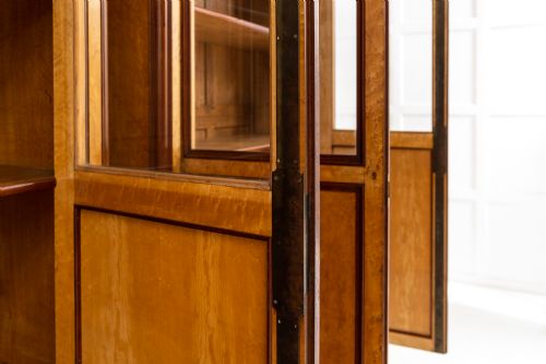 PAIR OF 19TH CENTURY FRENCH BURR MAPLE BOOKCASESDISPLAY CABINETS - ADDITIONAL PHOTO 6
