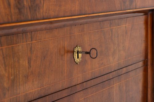 PAIR OF 19TH CENTURY ITALIAN WALNUT COMMODES - ADDITIONAL PHOTO 8