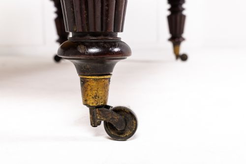 LATE REGENCY PERIOD GEORGE IV MAHOGANY SOFA - ADDITIONAL PHOTO 5