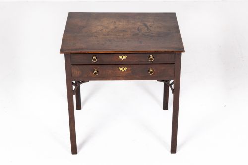 ENGLISH GEORGE III MAHOGANY OCCASIONAL TABLE - ADDITIONAL PHOTO 1