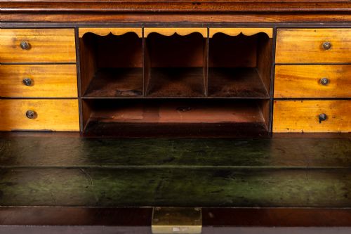 LATE REGENCY PERIOD MAHOGANY SECRETAIRE BOOKCASE CIRCA 182530 - ADDITIONAL PHOTO 3