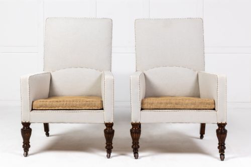 pair of late 19th century armchairs - CATEGORY: ANTIQUE CHAIRS - DATED 19TH CENTURY