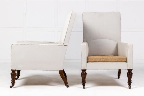 PAIR OF LATE 19TH CENTURY ARMCHAIRS - ADDITIONAL PHOTO 2