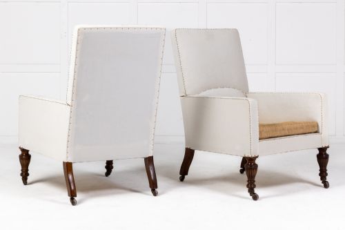 PAIR OF LATE 19TH CENTURY ARMCHAIRS - ADDITIONAL PHOTO 3