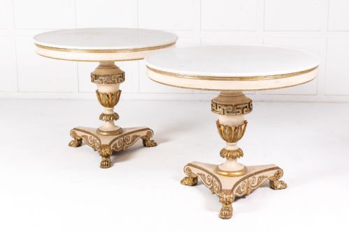 large pair of 19th century french empire period centre tables - CATEGORY: ANTIQUE TABLES - DATED 19TH CENTURY