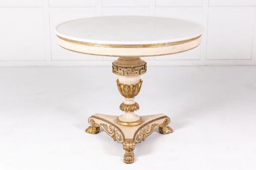 LARGE PAIR OF 19TH CENTURY FRENCH EMPIRE PERIOD CENTRE TABLES - ADDITIONAL PHOTO 6