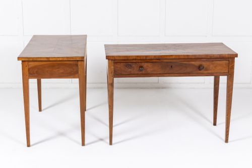 LARGE PAIR OF 18TH CENTURY FRENCH CONSOLE TABLES - ADDITIONAL PHOTO 1