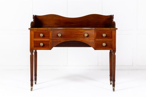LATE REGENCY MAHOGANY WRITING TABLE - ADDITIONAL PHOTO 1
