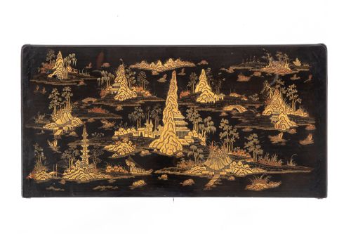 19TH CENTURY CHINESE EXPORT LACQUER GAMES TABLE - ADDITIONAL PHOTO 5