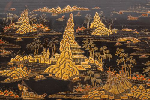 19TH CENTURY CHINESE EXPORT LACQUER GAMES TABLE - ADDITIONAL PHOTO 7